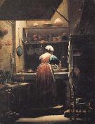 CRESPI, Giuseppe Maria The Scullery Maid china oil painting artist